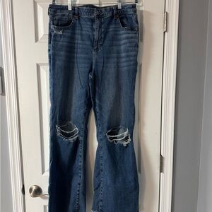American Eagle Blue Distressed Women Jeans